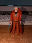 1977 Kenner Star Wars White Grey OBI-WAN KENOBI Action Figure w/ Saber & Cape