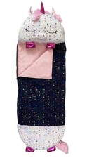 Happy Nappers Shimmer Unicorn Sleeping Bag With Pillow, Medium 54x20 In -NEW