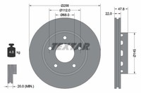 Bremsscheiben FüR Audi A4 B5 8D2 Avant 8D5 Vw Passat 3BG Variant 95-05