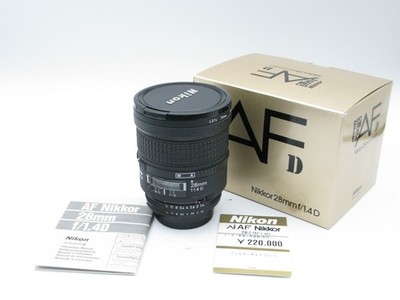 Nikon AF Nikkor 28mm f1.4D Wide Angle Lens (B38-28-078C)