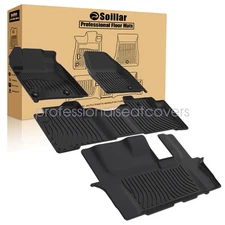 New TPE For 2009-2015 Honda Pilot 4-Door Front & Rear Floor Mats Liners Weather