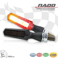 Cob-Blinker RüCklichtkombi Nado Alu M8 L48Xt18Xh20Mm GetöNt E-GeprüFt 284832