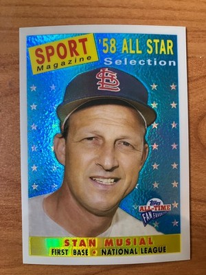 2003 Topps All-Time Fan Favorites #3 Stan Musial Refractor #/299