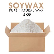 5 KG 100% Pure Soy Wax/Soya Candle Making Wax Natural Flakes Clean Burning UK