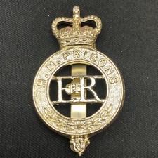 Genuine British British H.M. Prison Service Cap Badge