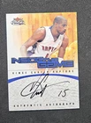 Fleer 2001-02 Fleer Force Vince Carter Inside the Game IG-VC Auto /275