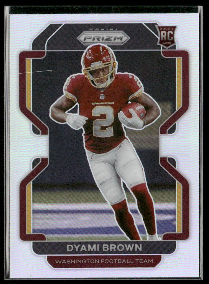 2021 Panini Prizm Dyami Brown #V-353 Variation Silver Prizm Rookie RC Washington