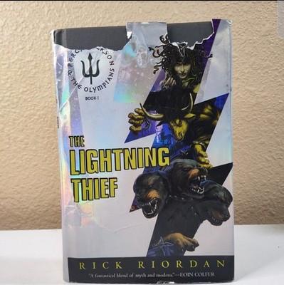 The Lightning Thief Hardcover First Edition. Rick Riordan. Percy Jackson READ