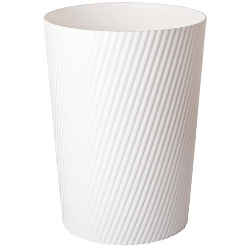 UUJOLY Small Trash Can Wastebasket Garbage Container Bins 1 Pack, White