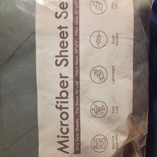 Microfiber twin Sheet Set 3 Pcs