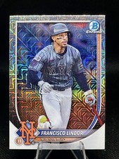 Francisco Lindor RC 2025 Bowman Mega Box Chrome Mojo Refractors #86 NY Mets ⚾️🔥