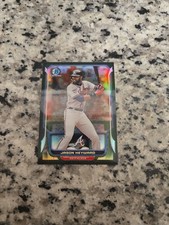 Jason Heyward 2014 Bowman Chrome Black Refractor Serial #03/35 Atlanta Braves.