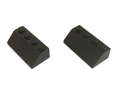 LEGO Brique penchée/Slope Brick 45° 4x2 2x4 3037  2 Stück Schwarz 