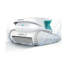 Hydro 3 Cordless Pool Vacuum Robot 200min 2x150W Motor Floor/Wall Cleaner