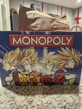 Dragon Ball Z Monopoly Anime Set Complete In Box 100%