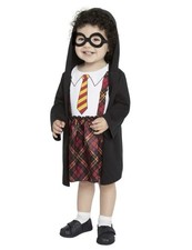 Harry Potter Gryffindor Dress Costume 2pc Size 6-12 Months Dress Glasses