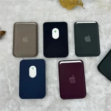 For iPhone 17 16 15 14 13 Original Leather Wallet Card Holder Case With MagSafe