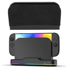 For Switch 2 Games Console Cooling Fan Dock USB Type-C Charging Base Dust Cover
