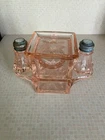 Vintage Westmoreland Pink Depression Selenium Glass Breakfast Set Complete NICE!