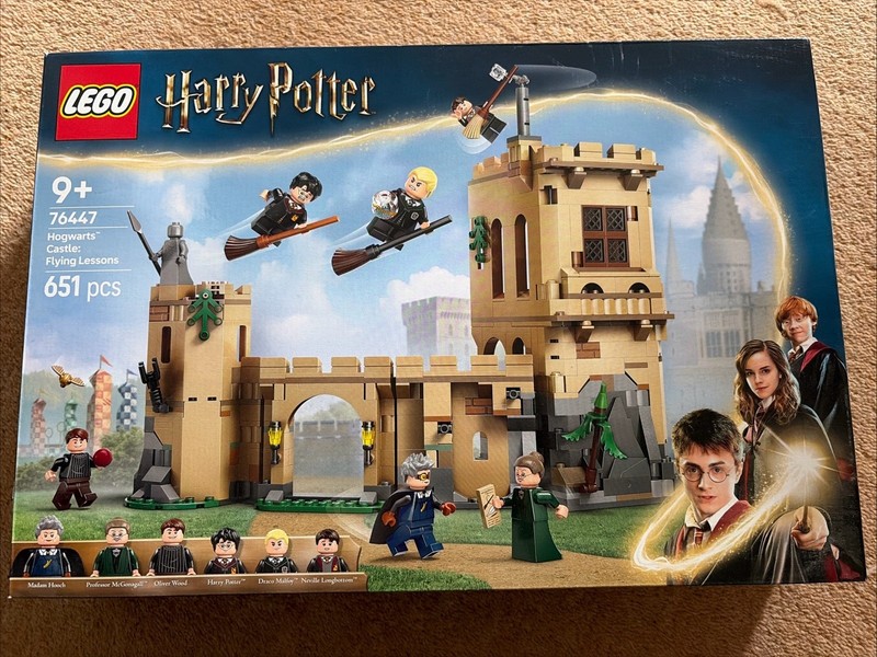 LEGO Harry Potter 76447 Hogwarts Castle Flying Lessons Building Kit