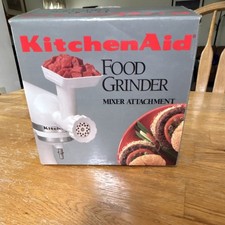 KitchenAid FGA Küchenmühle Mixeraufsatz weiß Kunststoff Schleifteller glänzend