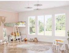 SHUTTER WORKS Plantation Shutters for Interior Windows | Indoor Shutters |...