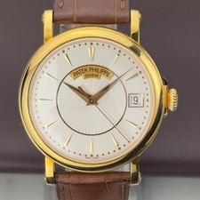 Patek Philippe Calatrava 38mm Officer's Watch Yellow Gold 5153J-001