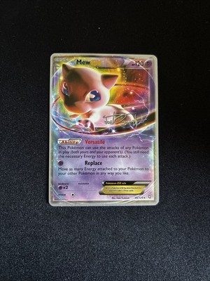 Pokemon Mew EX 46/124 Card 2014 World Championships, Silver