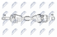 NTY Antriebswelle NPW-TY-096 FüR Toyota Corolla Prius PHV Hybrid ZVW50 ZVW50_
