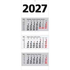 3 Monatskalender 2027 ohne Werbung Maße 30 x...