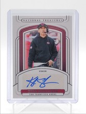 KYLE SHANAHAN 2024 NATIONAL TREASURES SIGNATURE 49ERS AUTO /99 Q6633