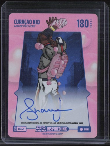2025 Bo Jackson Battle Arena Inspired Ink Gum Curacao Kid Andrew Jones Auto