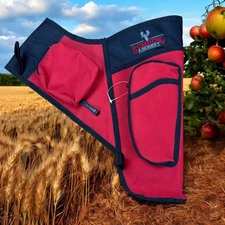 Bohning Archery Target Hip Quiver Bag Belt Pouch Arrow Holder Red Blue No Tubes