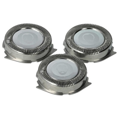 3x Scherkopf für Philips HQ7142 HQ7143 HQ7180 HQ7165 HQ7160 Rasierer silber
