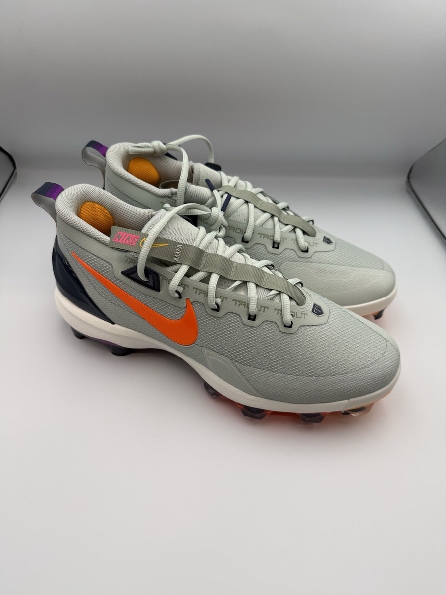 Nike Force Zoom Trout 9 Elite Mens Size 10.5 MCS Gray  display picture 2