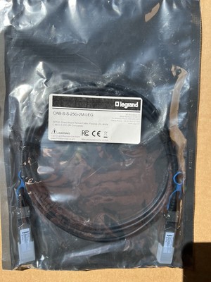 Legrand CAB-S-S-25G-2M-LEG SFP28 Direct attach Twinax cable, passive, 2m