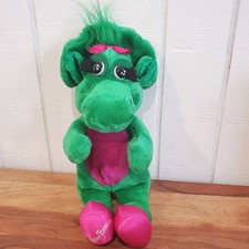 Vintage Baby Bop Dinosaur 14  Plush Toy Barney  Friends The Lyons Group 1992