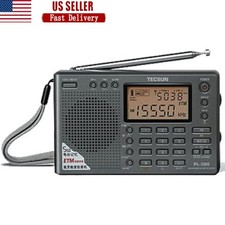 Portable Digital FM AM Radio W/ LCD Display USB Charging Snooze Function