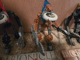 Lego Bionicle Vahki Lot of Six - 8614, 8615, 8616, 8617, 8618, 8619 - Manuals