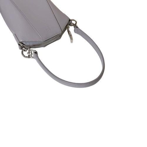 GIVENCHY Antigona Mini Vertical Leather Chain 2WAY Shoulder Bag Grey Italy Used