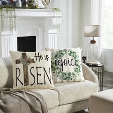 Rejoice Pillow Cover Set of 2 20Lx20W VHC Brands