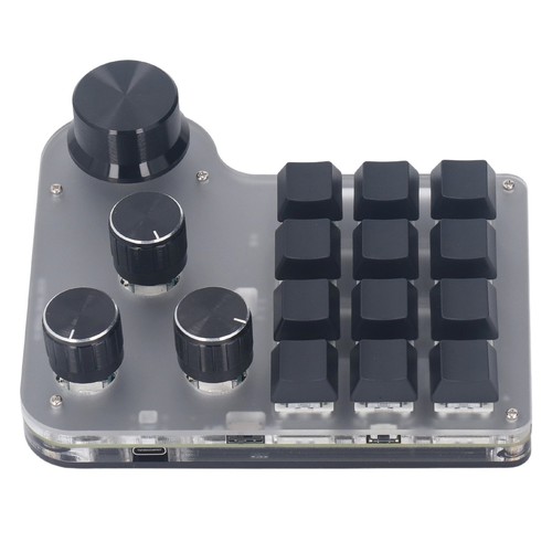 USB Mini Macro Mechanische Gaming-Tastatur Programmierbar USB C BT 2.4G 3 Modi - Bild 18 von 24