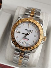 Tudor  Sport Date  White Dial 20013-62103 Men's Watch Automatic 39mm 3