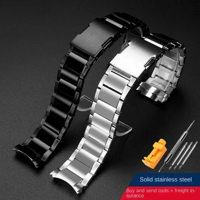22mm Stainless steel Watch Strap For Casio EQB-500/EQB-501/EQB-800 EQB-800BL New
