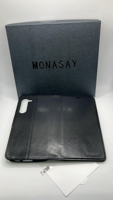 MONASAY Samsung Galaxy S23 Ultra mit Displayschutzfolie schwarz