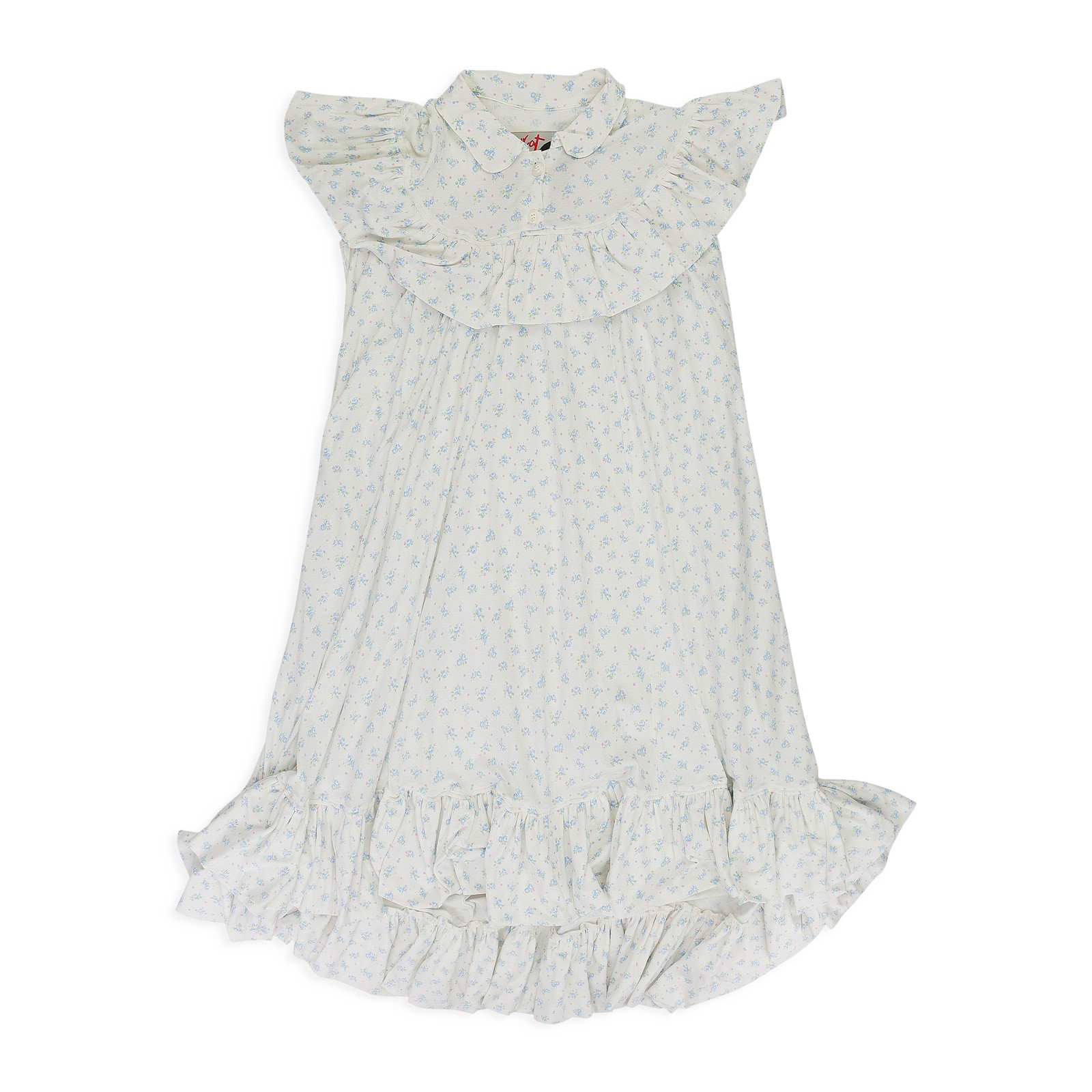 NWT JENNY FAX WHITE A SWEET DREAM DAY DRESS SIZE OS $595