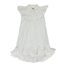 NWT JENNY FAX WHITE A SWEET DREAM DAY DRESS SIZE OS $595