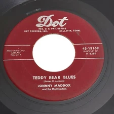 Johnny Maddox And The Rhythmasters - Teddy Bear Blues - Dot Records - 45-15169