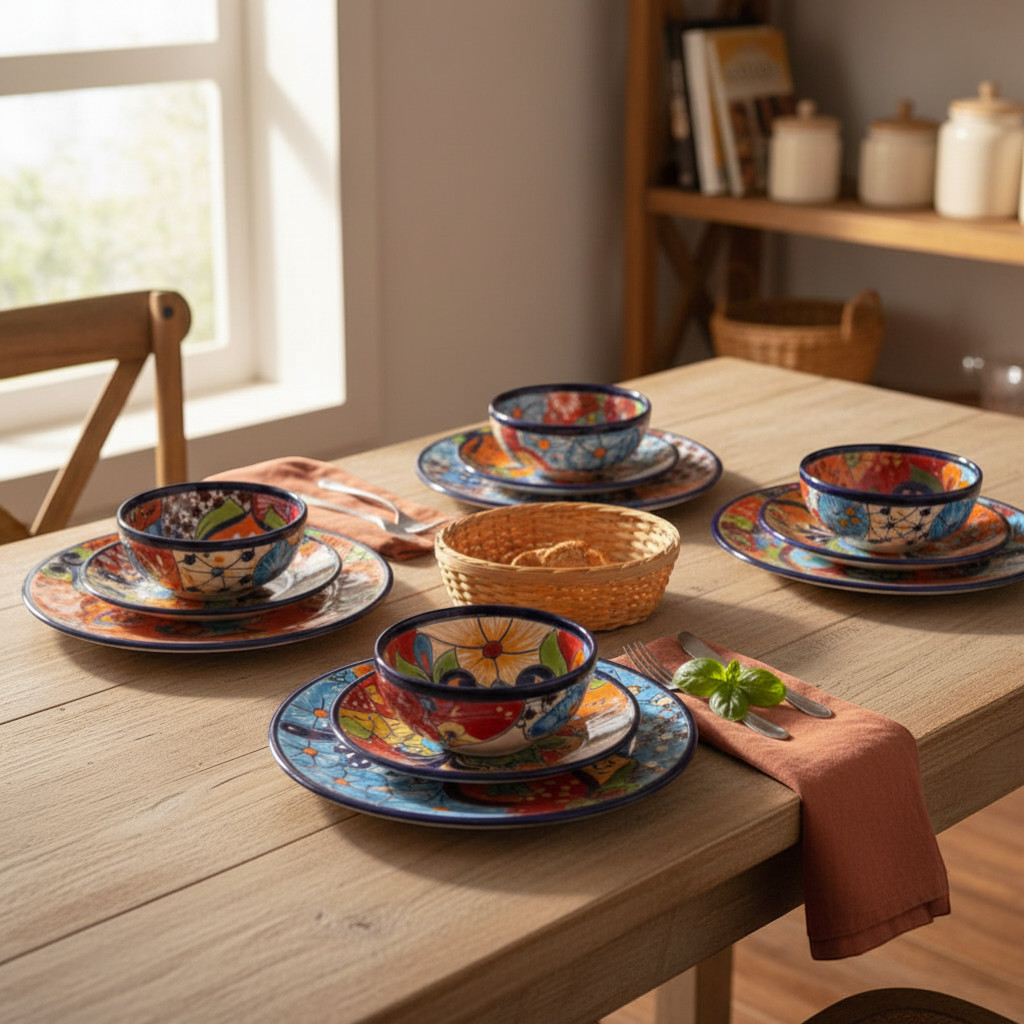| Handmade Mexican Ceramic Plates & Bowls