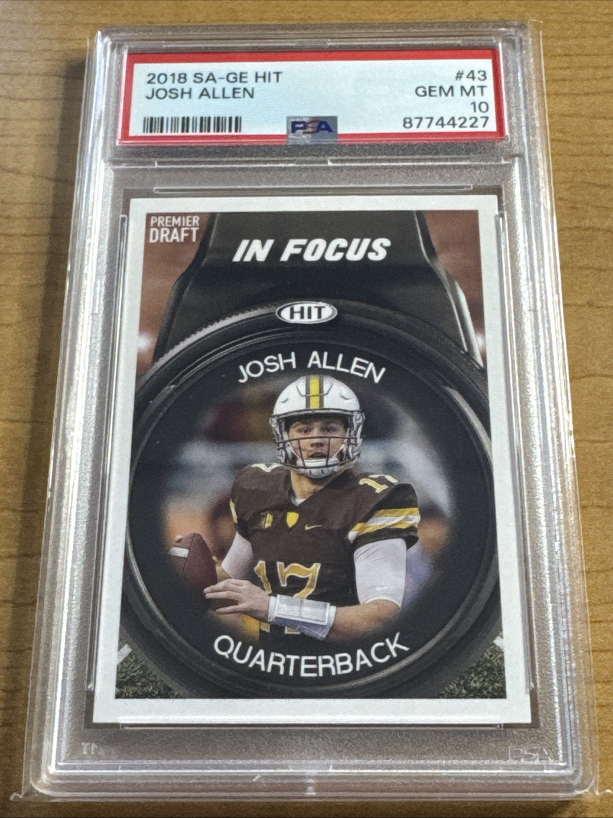 Josh Allen SA-GE Hit #43 Base